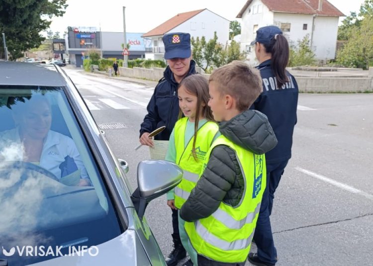Učenici Prve osnovne škole Široki Brijeg patrolirali s policijom