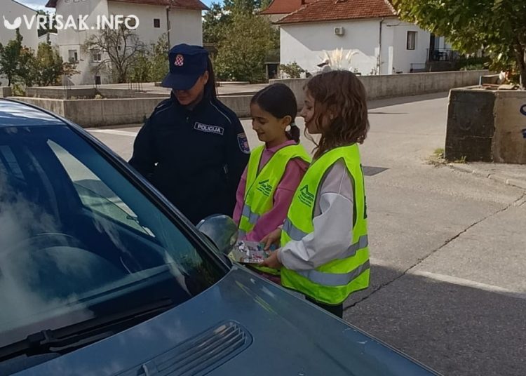 Učenici Prve osnovne škole Široki Brijeg patrolirali s policijom