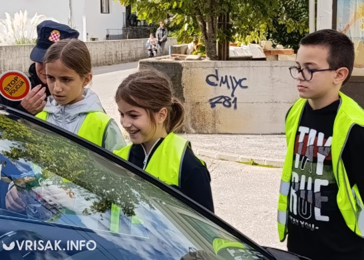 Učenici Prve osnovne škole Široki Brijeg patrolirali s policijom