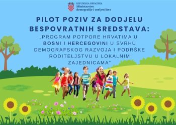Otvoren poziv za potporu Hrvatima u BiH: Milijun eura za demografski razvoj i podršku roditeljstvu