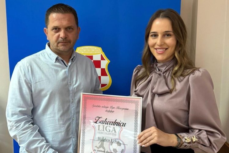 „Liga Hercegovine“ dobila podršku ministrice financija ŽZH za buduće projekte