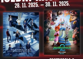 Kino Borak Široki Brijeg donosi dva velika filmska naslova ovog tjedna