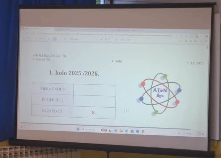 Učenici Prve osnovne škole Široki Brijeg sudjelovali na natjecanju ATOM liga