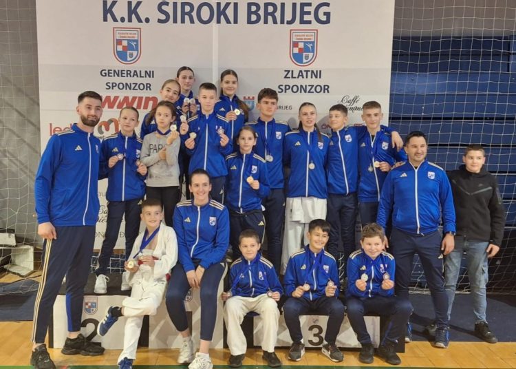 Karate klub Široki Brijeg osvojio zlato i broncu na balkanskom prvenstvu
