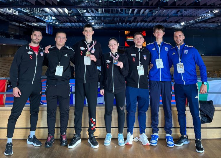 Karate klub Široki Brijeg osvojio zlato i broncu na balkanskom prvenstvu
