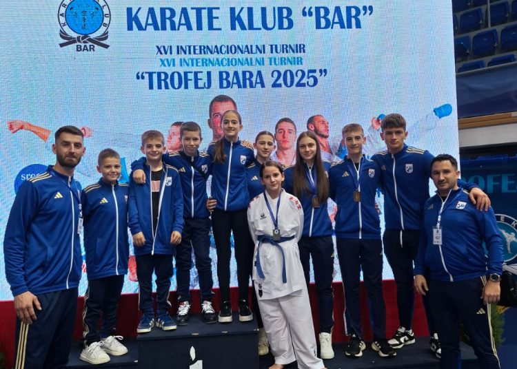 Karate klub Široki Brijeg osvojio četiri medalje u Crnoj Gori