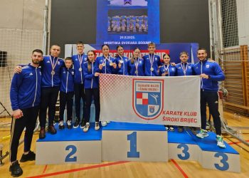 Karate klub Široki Brijeg uspješan na Zagreb karate kupu 2025.