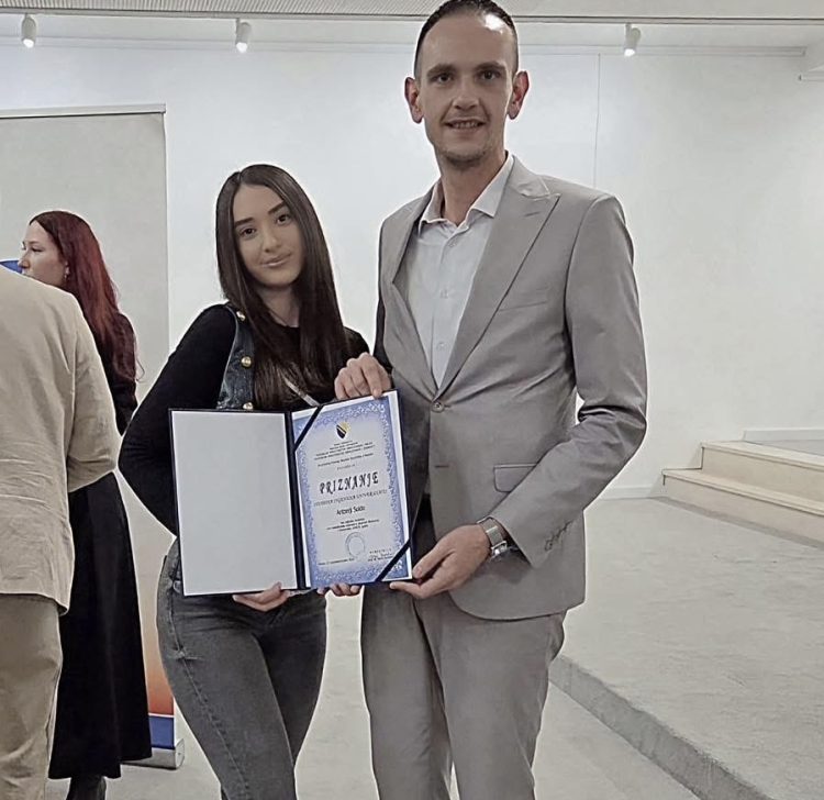 Antonija Soldo iz Širokog Brijega najbolja studentica Pravnog fakulteta Sveučilišta u Mostaru