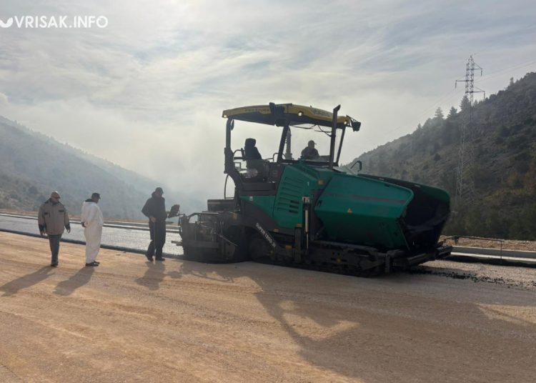 Mostarska obilaznica dobiva asfalt, pogledajte prizore s gradilišta