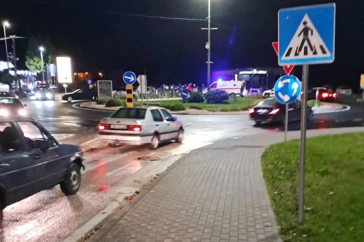 Nesreća u kružnom toku u Ljubuškom: Ozlijeđena jedna osoba