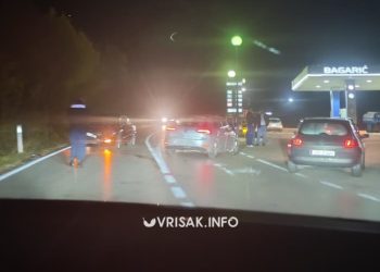 Široki Brijeg: Nastale kolone zbog sudara Golfa i Passata na Visokoj Glavici