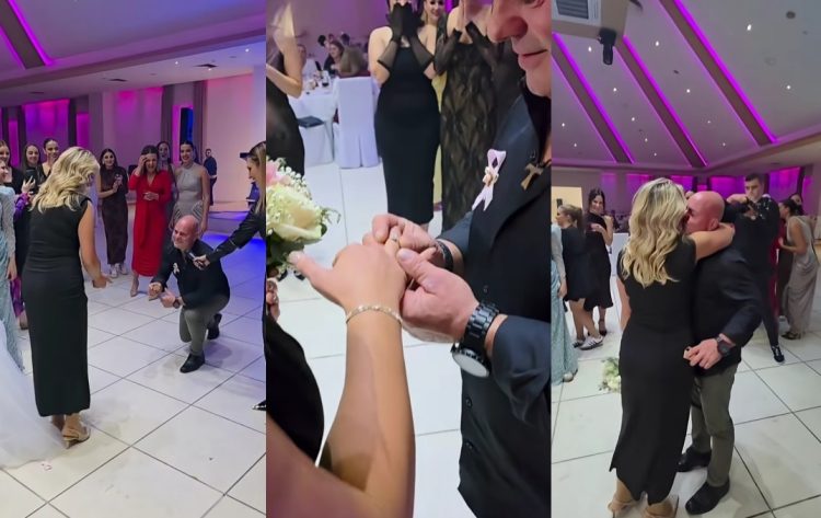 (VIDEO) Prava filmska scena na svadbi u Posušju: Prosidba koja je oduševila