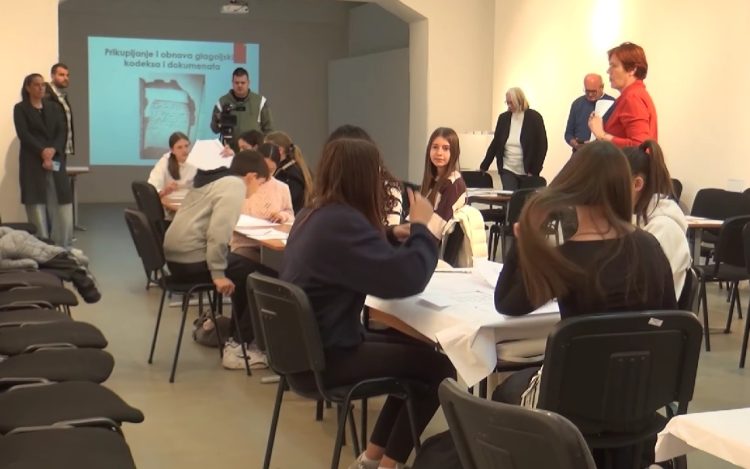 Prve radionice glagoljice u Širokom Brijegu Široki Brijeg