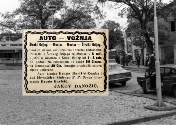 Detalj iz prošlosti: Auto vožnja Široki Brijeg – Mostar i obrnuto