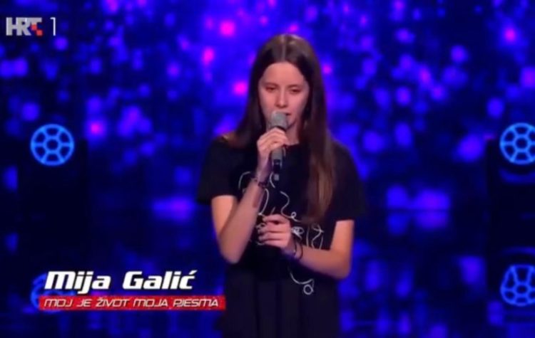 (VIDEO) Posušanka Mija Galić oduševila nastupom u The Voice Kids Hrvatska