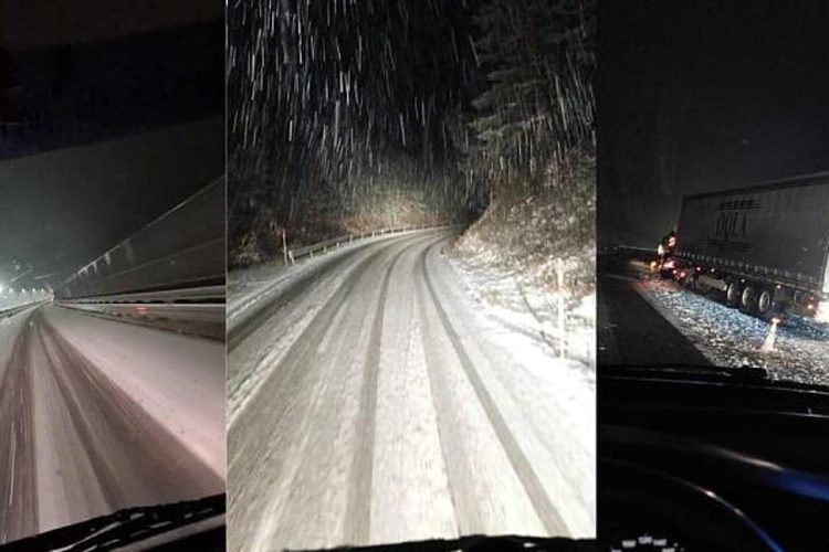 Snijeg izazvao kaos na cestama u BiH: Zabrane za kamione na Romaniji, Ivan-sedlu i Nišićima