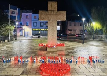 Široki Brijeg u znak sjećanja na Vukovar i Škabrnju