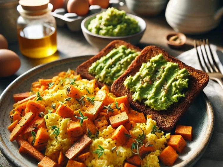 Recept za zdravi doručak s avokadom, jajima i aromatičnim povrćem