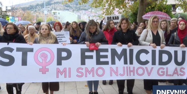 U Mostaru održana šetnja protiv femicida