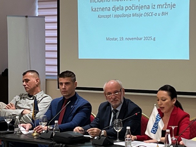 Mostar: U organizaciji OSCE-a BiH održana specijalizirana obuka o prepoznavanju zločina iz mržnje