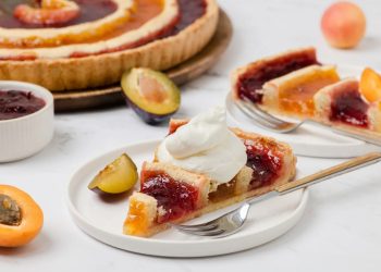 Recept za tart s džemom od šljiva i marelica