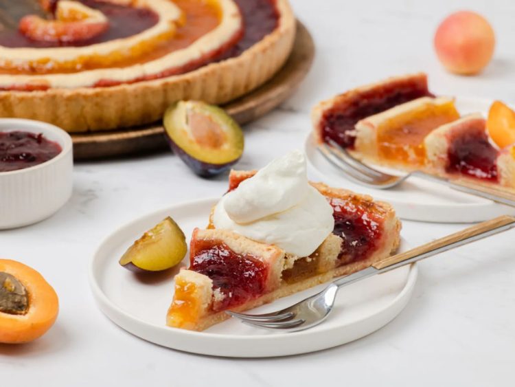 Recept za tart s džemom od šljiva i marelica