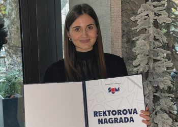 Gruđanka Petra Bračić dobitnica rektorove nagrade Sveučilišta u Mostaru