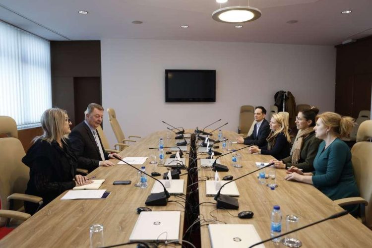 Ćosić održao sastanak sa predstavnicima izaslanstava EU, UN-a i IOM-a u BiH