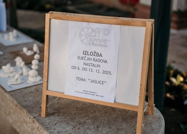 Dječja kreativnost obogatila Advent u Širokom Brijegu