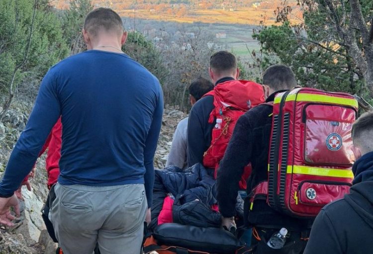 HGSS Čitluk – Međugorje spasio ženu s lomom noge na Križevcu