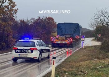 Usporen promet prema Širokom Brijegu iz smjera Gruda zbog vangabaritnog transporta