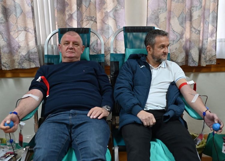 U Ljubuškom prikupljeno 56 doza krvi: Ivica Bošnjak darovao 70. put krv