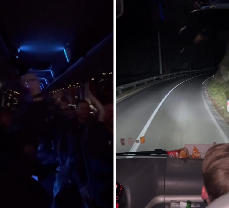 (VIDEO) Pogledajte slavlje igrača Zrinjskog na povratku kući: Štimac sve častio pivom