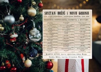 Iz prošlosti Širokog Brijega: Božićne i Novogodišnje čestitke poduzetnika iz 1927. godine