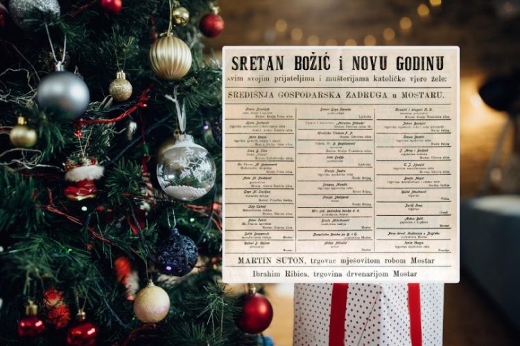 Iz prošlosti Širokog Brijega: Božićne i Novogodišnje čestitke poduzetnika iz 1927. godine