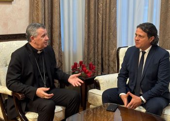 Nadbiskup Vukšić se sastao s federalnim ministrom financija Tonijem Kraljevićem