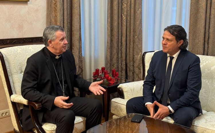 Nadbiskup Vukšić se sastao s federalnim ministrom financija Tonijem Kraljevićem