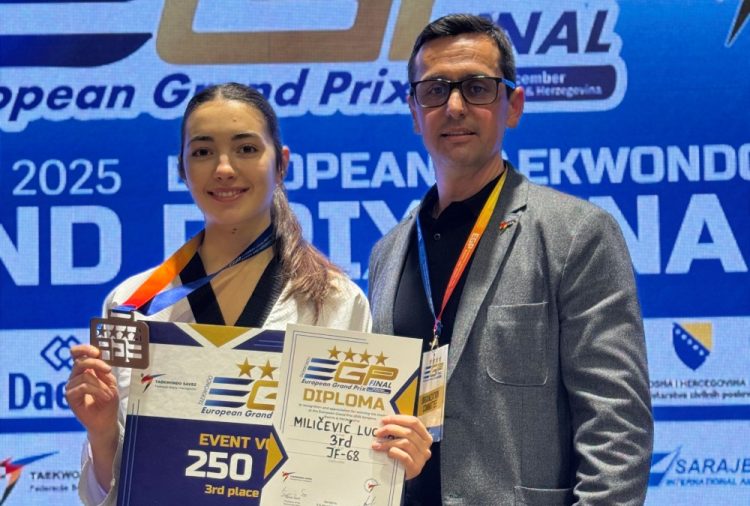 Posušanka Lucija Miličević među najboljima u Europi – osvojila broncu