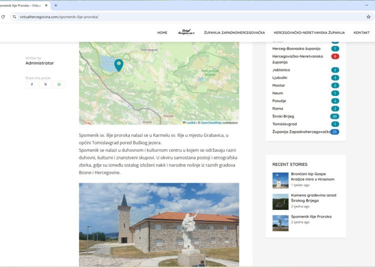 Hercegovina u novom svjetlu: Ganganet širi digitalnu mapu kulturnih vrijednosti