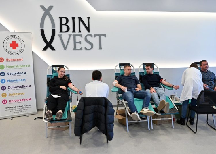 U drugoj ovogodišnjoj akciji darivanja krivi u Binvestu prikupljeno 13 doza