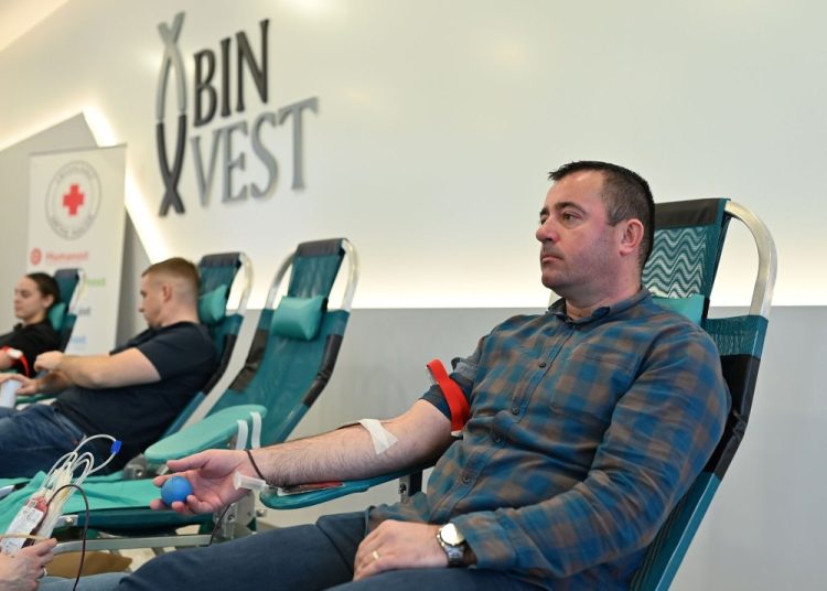 U drugoj ovogodišnjoj akciji darivanja krivi u Binvestu prikupljeno 13 doza