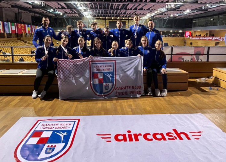 Karate klub Široki Brijeg uspješan 34. Grand Prix Croatia