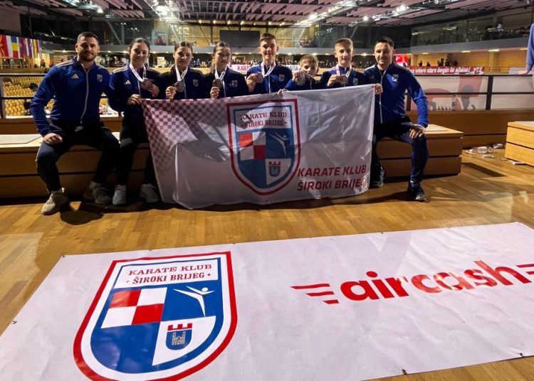 Karate klub Široki Brijeg uspješan 34. Grand Prix Croatia