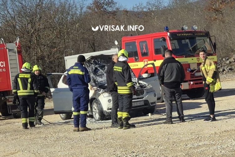 Široki Brijeg: Na Privalju se zapalio BMW