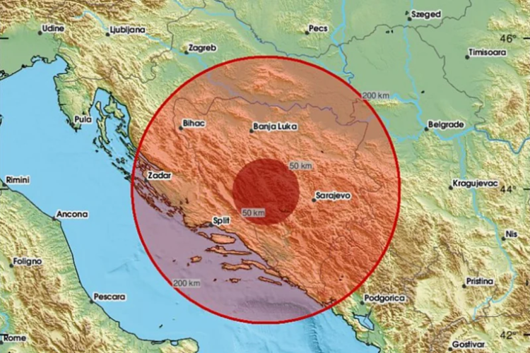 Potres pogodio područje središnje Bosne: Osjetio se tutanj, udar poput eksplozije
