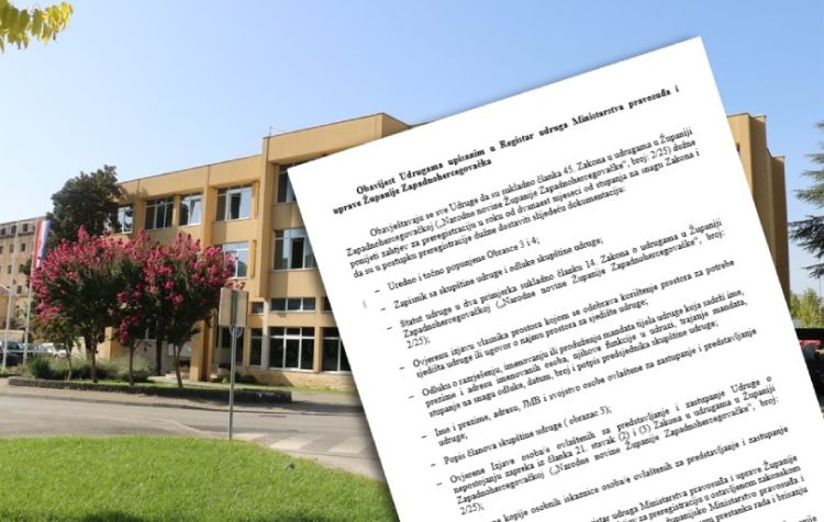Produžen rok za preregistraciju udruga u ŽZH do kraja 2026. godine