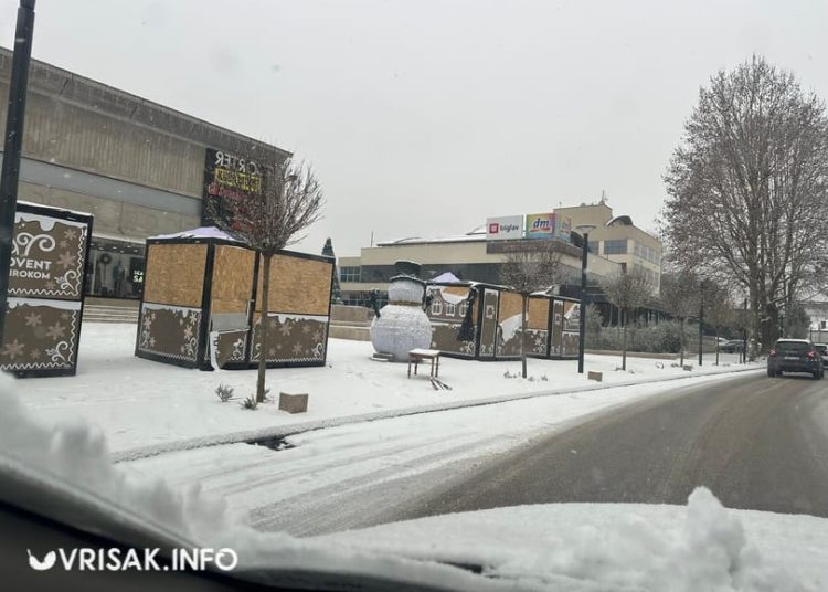 Široki Brijeg: Snijeg zabijelio ceste, pogledajte kako izgleda
