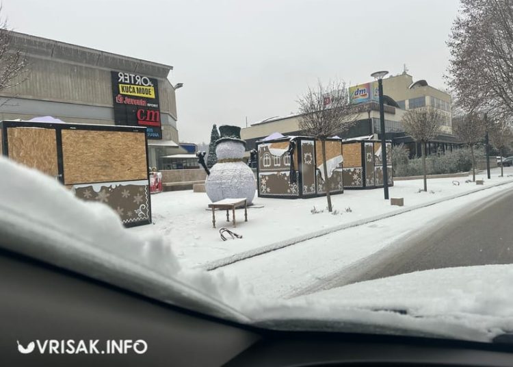 Široki Brijeg: Snijeg zabijelio ceste, pogledajte kako izgleda