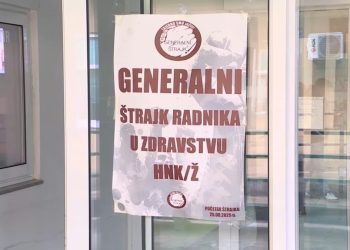 Zdravstveni radnici u HNŽ-u štrajkaju već pet mjeseci