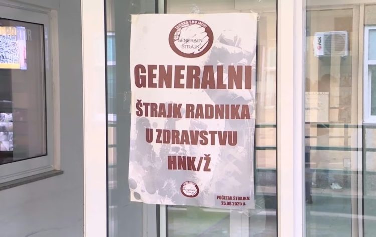 Zdravstveni radnici u HNŽ-u štrajkaju već pet mjeseci